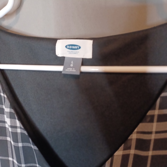 Old Navy Black and White Dress Size Large - Picture 4 of 5